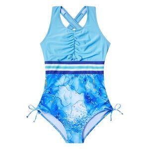 NWOT One Piece Swimwear 10-11 Years Quick Dry Beach Swim Suit For Girls